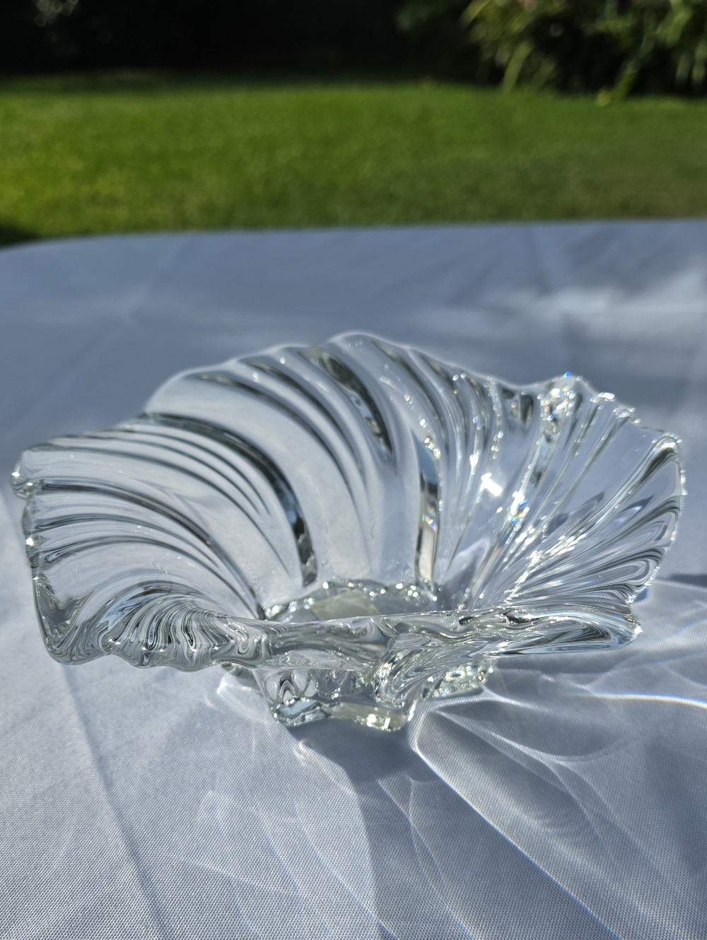 Mikasa Belle Epoque Crystal Bowl / Small Centerpiece Made in Germany